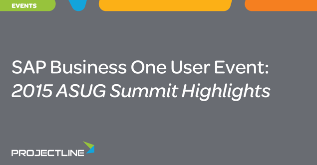SAP Business One Events: 4 Highlights of ASUG SAP Business One Summit