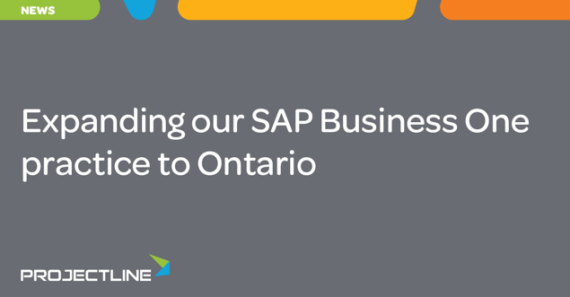 ProjectLine Acquires SAP Business One Practice in Ontario