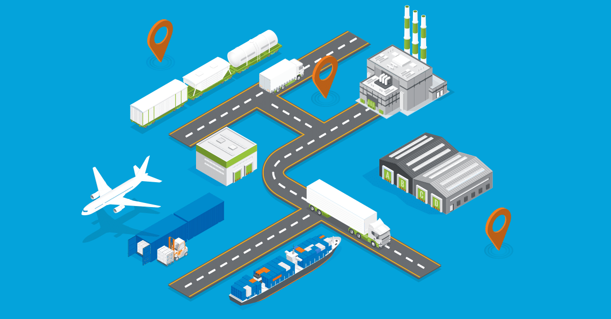 Supply chain illustration