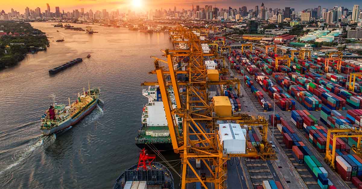 Shipping docks