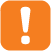 Orange Exclamation Mark Icon