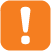 Orange Exclamation Mark Icon