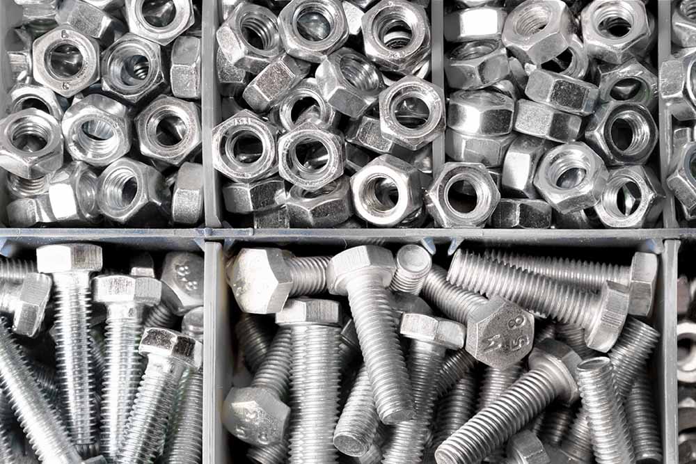 Industrial supplies - nuts, bolts, etc.