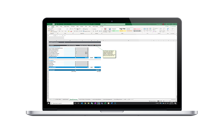 ERP Benefit Calculator for Industrial Service Companies