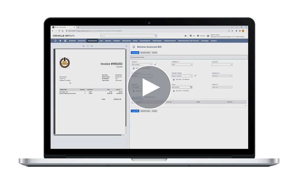 NetSuite AP Automation Demo