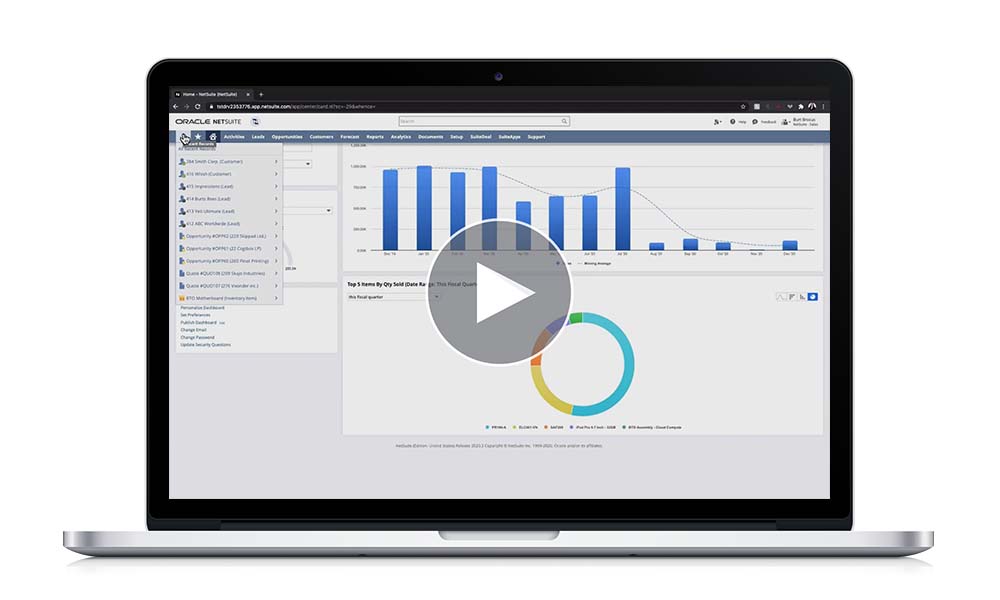 NetSuite Demo: CRM for Sales